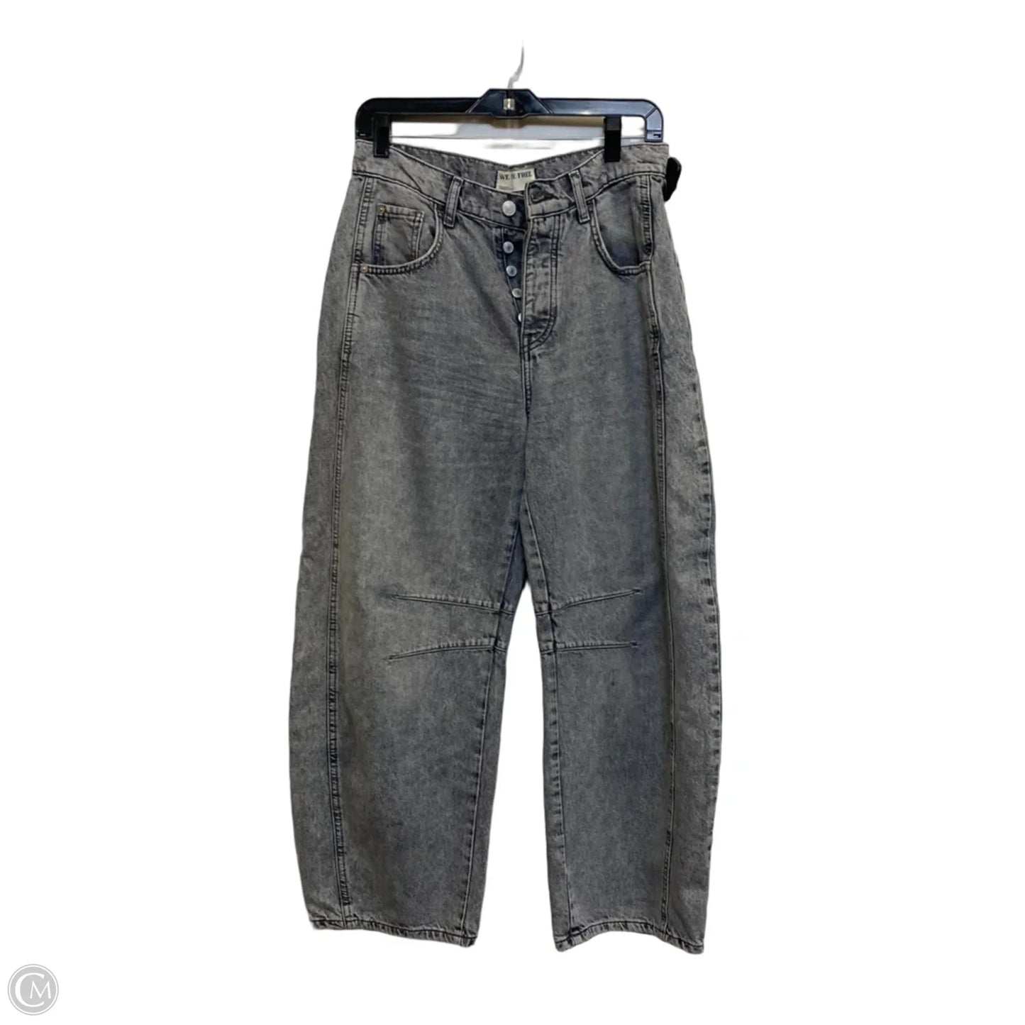 Jeans Boyfriend By We The Free In Black Denim, Size: 6