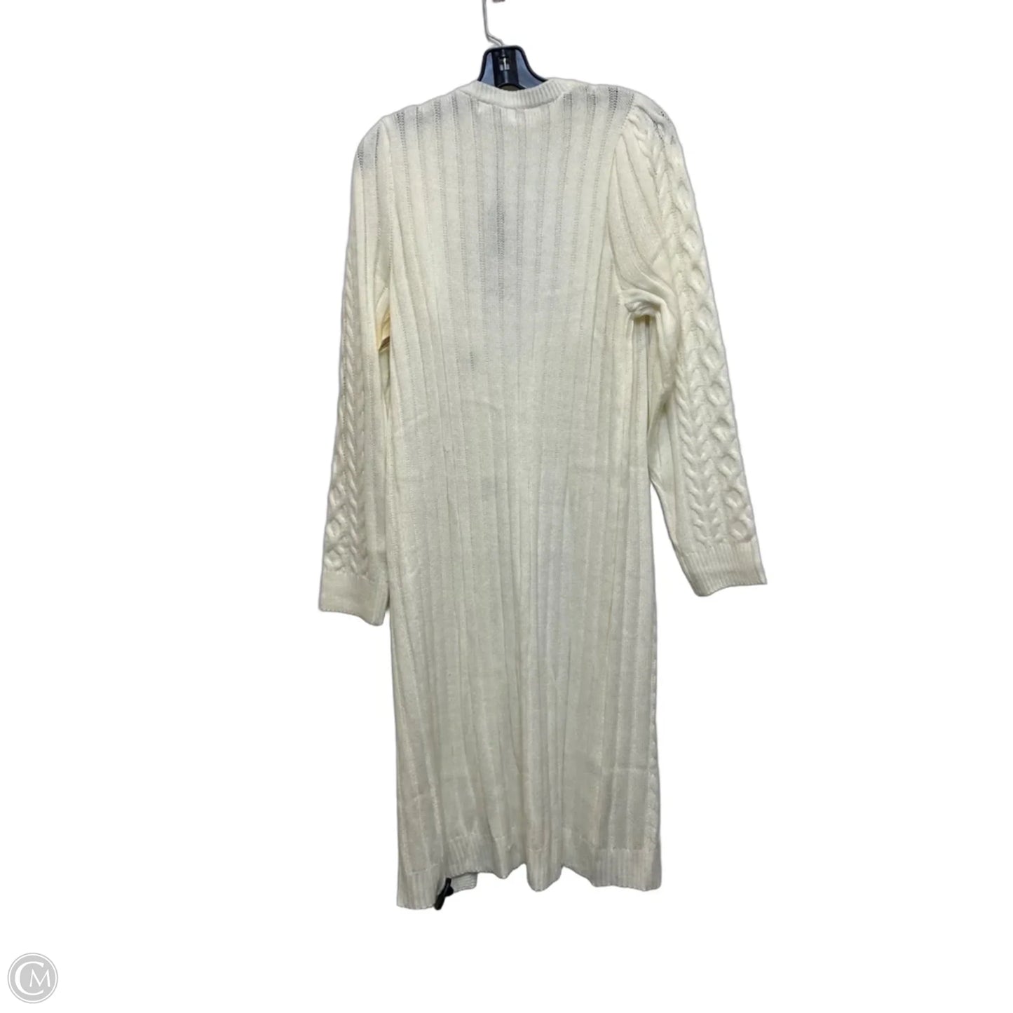 Cardigan By Fashion Nova In Cream, Size: M