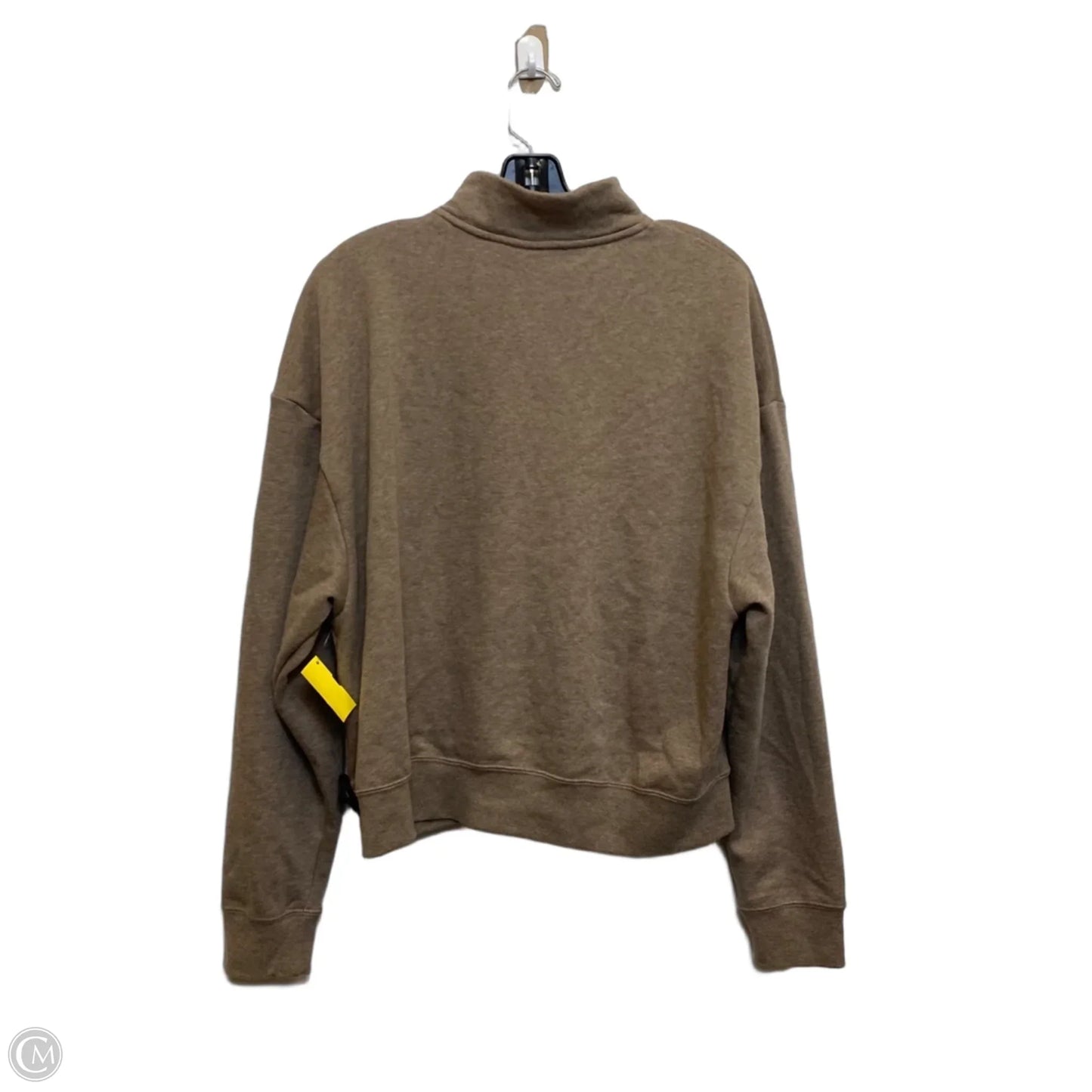 Athletic Jacket By Nike Apparel In Brown, Size: M