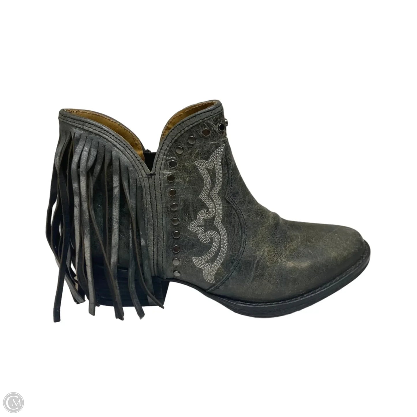 Boots Western By Sterling River In Grey, Size: 9.5