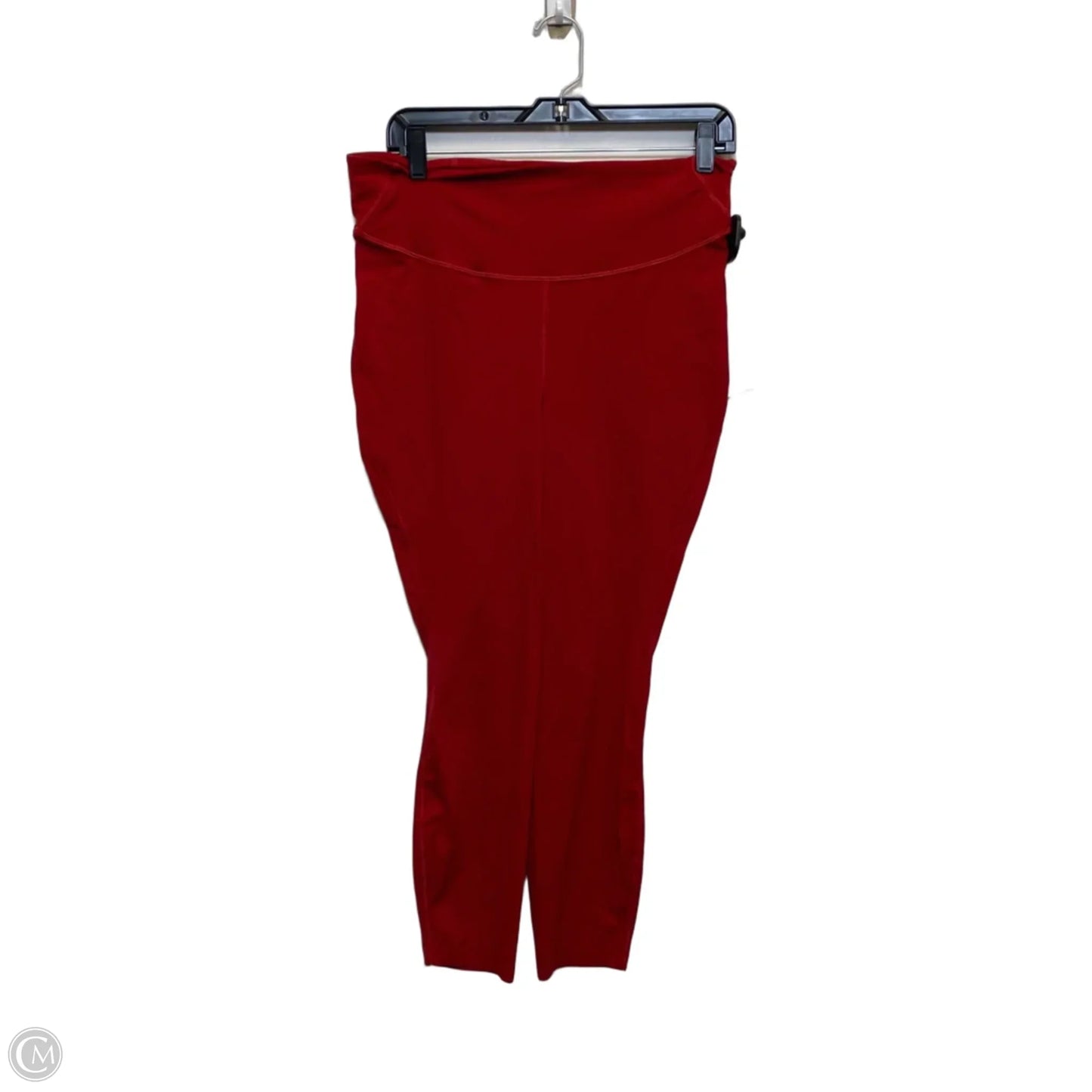 Athletic Leggings Designer By Lululemon In Red, Size: L