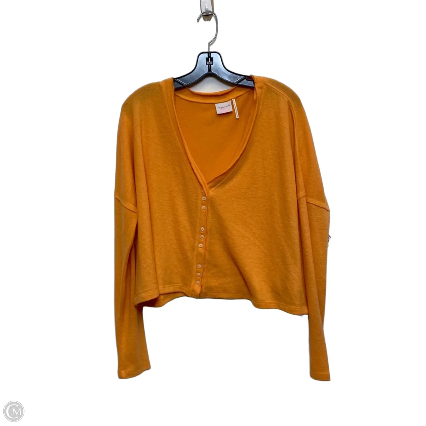 Top Long Sleeve By Out From Under In Orange, Size: M