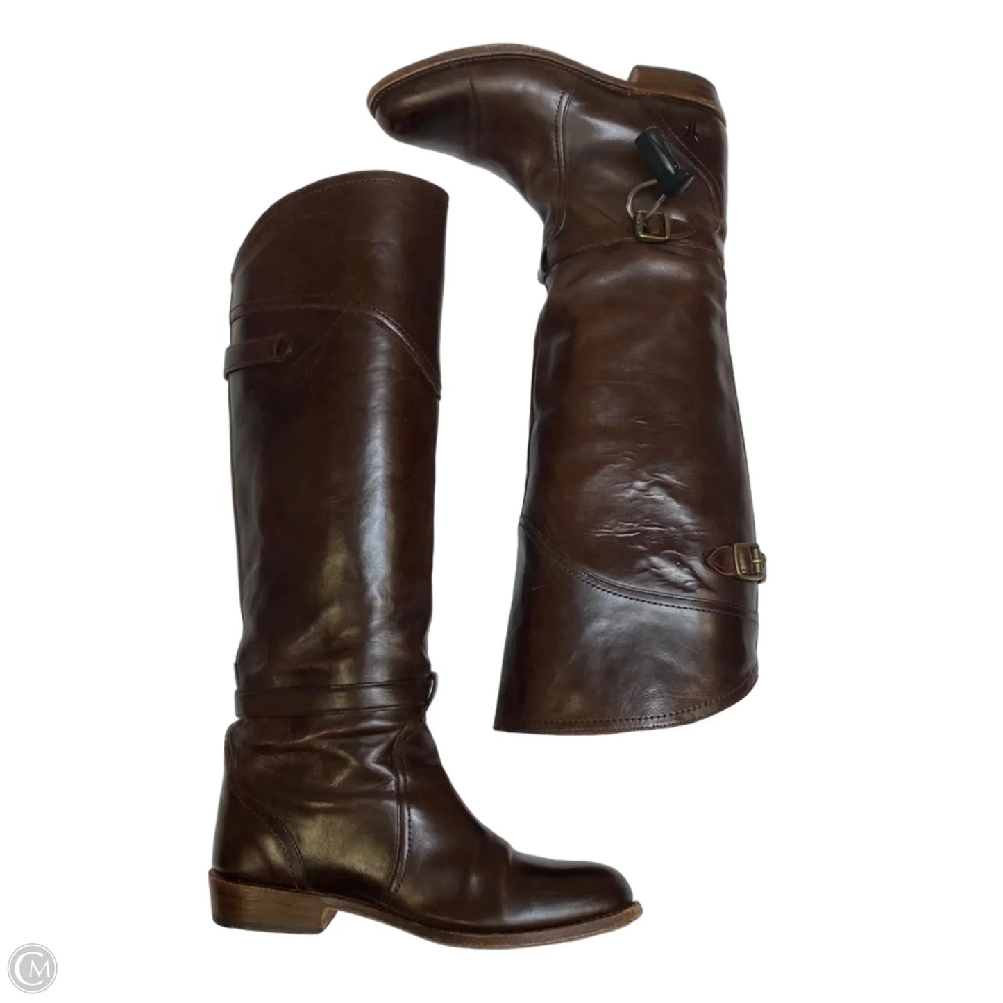 Boots Designer By Frye In Brown, Size: 6