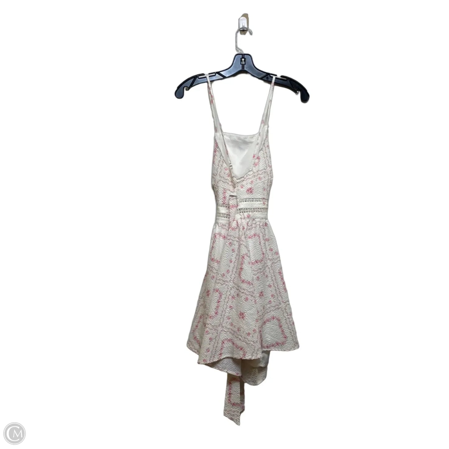 Dress Casual Short By Altard State In Pink & White, Size: L