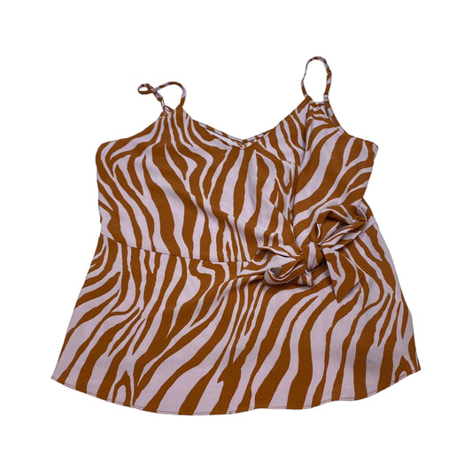 Top Sleeveless By Naked Zebra  Size: S