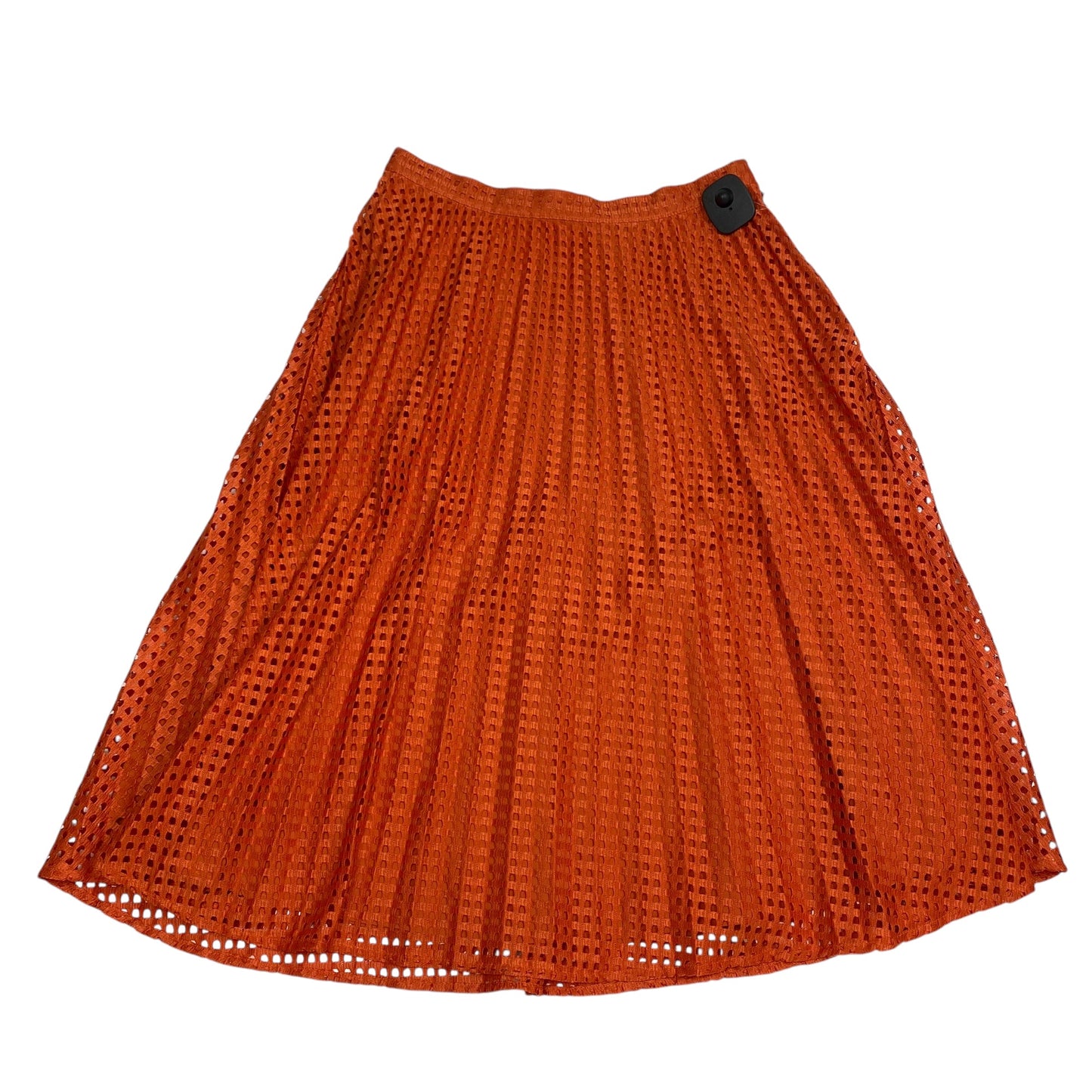 Skirt Midi By New York And Co In Orange, Size: S