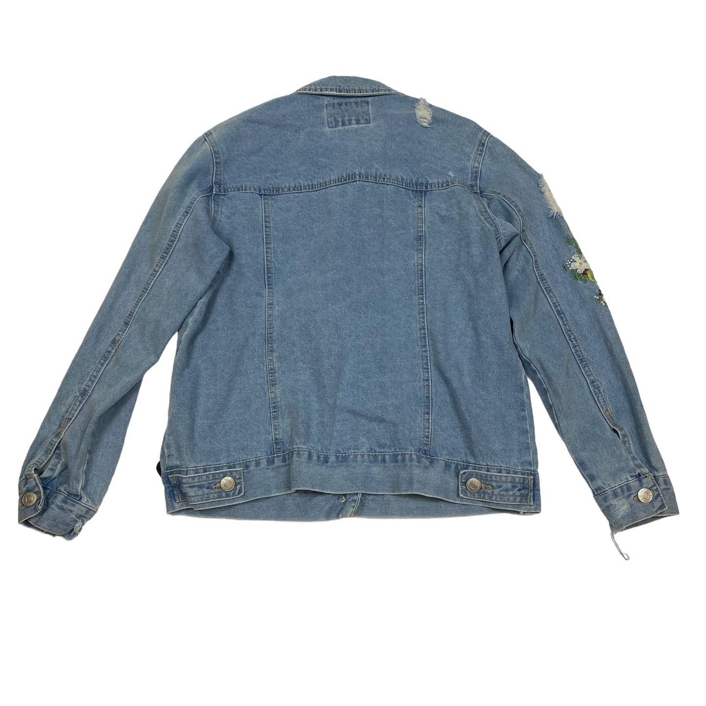 Blue Denim Jacket Denim Wax Jean, Size S