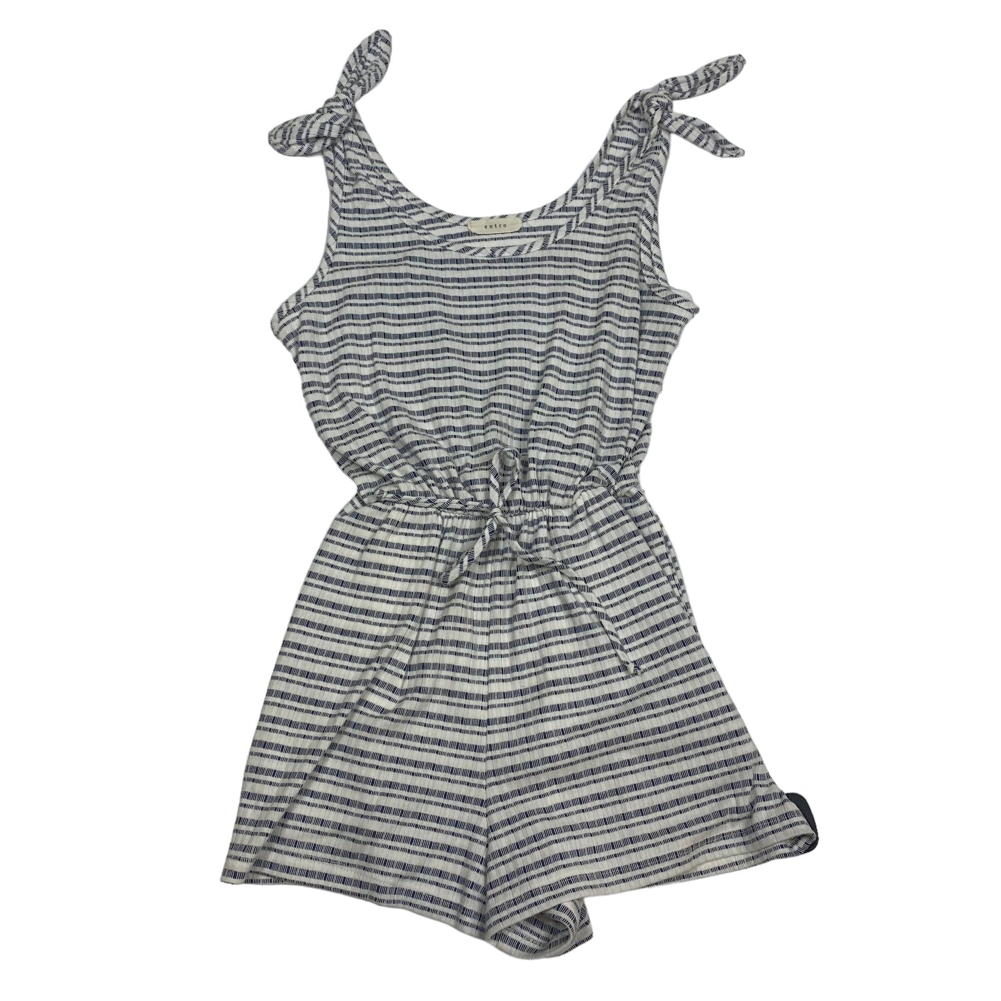 Blue & White Romper Entro, Size S