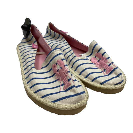 Blue & Cream Shoes Flats Joules, Size 6