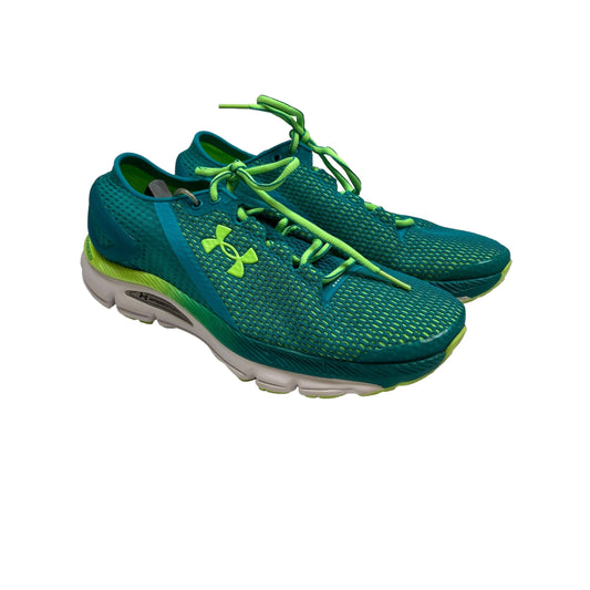 Green Shoes Athletic Under Armour, Size 9