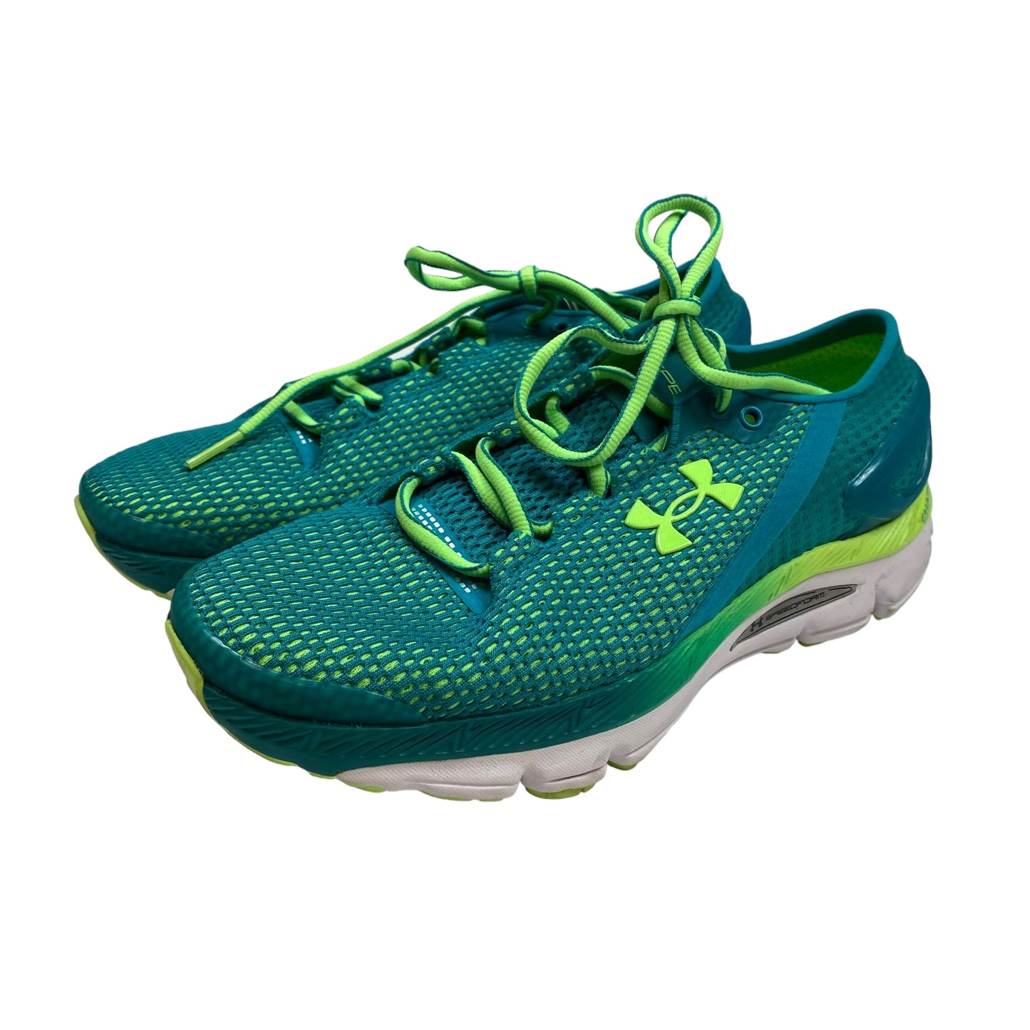 Green Shoes Athletic Under Armour, Size 9