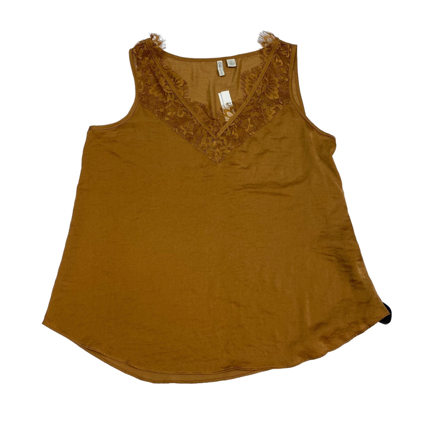 Brown Top Sleeveless Cato, Size M