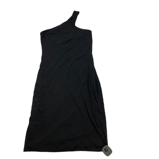 Black Dress Casual Midi Express, Size Xs