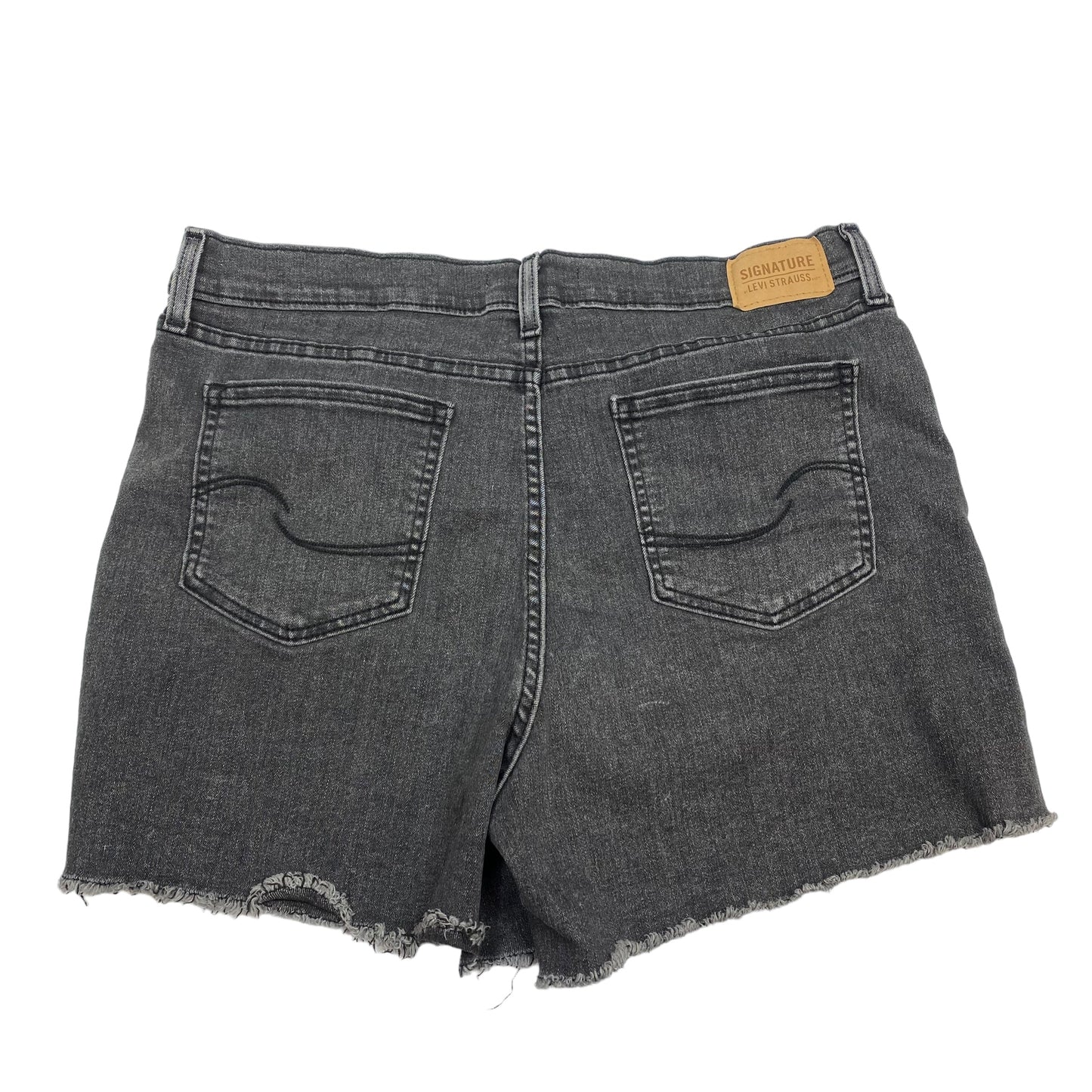 Black Denim Shorts Levis, Size 12