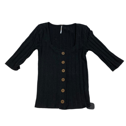 Black Top 3/4 Sleeve Free People, Size S