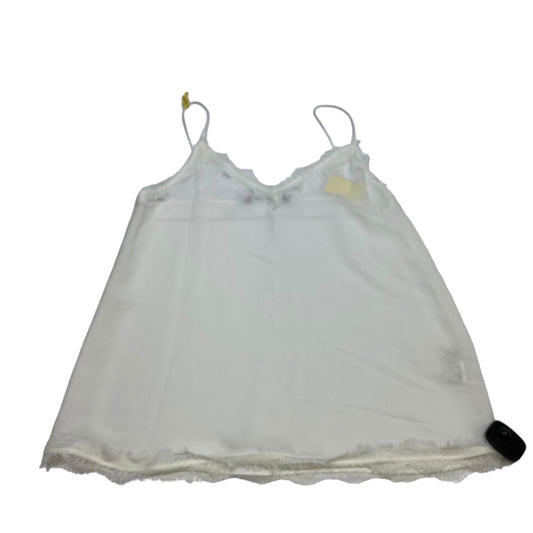 Top Sleeveless By Zara In White, Size: S