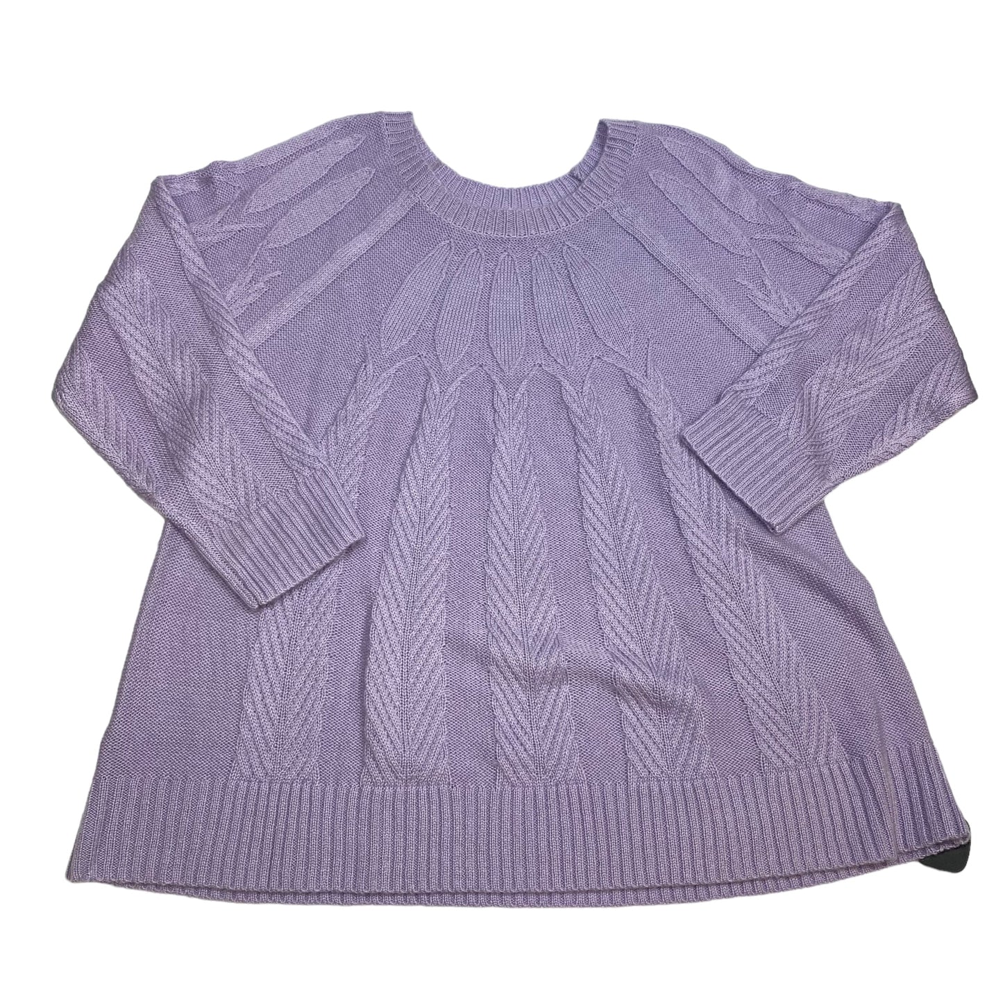 Sweater By Indigo Soul In Purple, Size: 2x