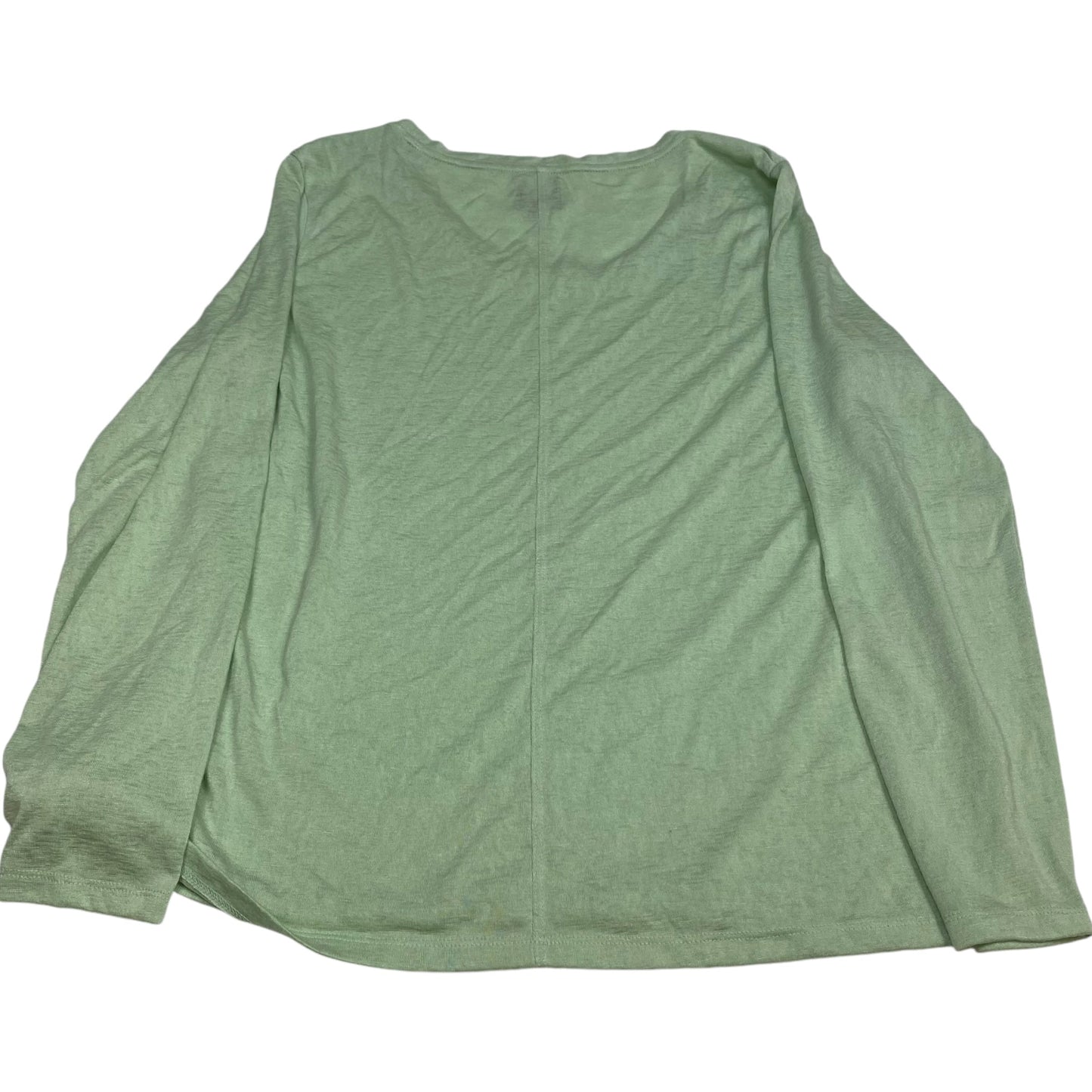 Top Long Sleeve By Gap In Green, Size: M