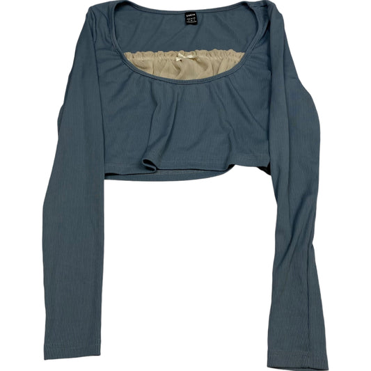 Top Long Sleeve By Shein In Green, Size: S