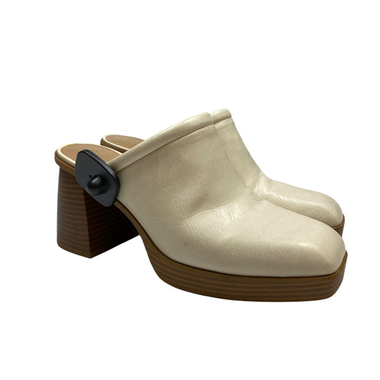 Shoes Heels Platform By Crown And Ivy In Cream, Size: 11