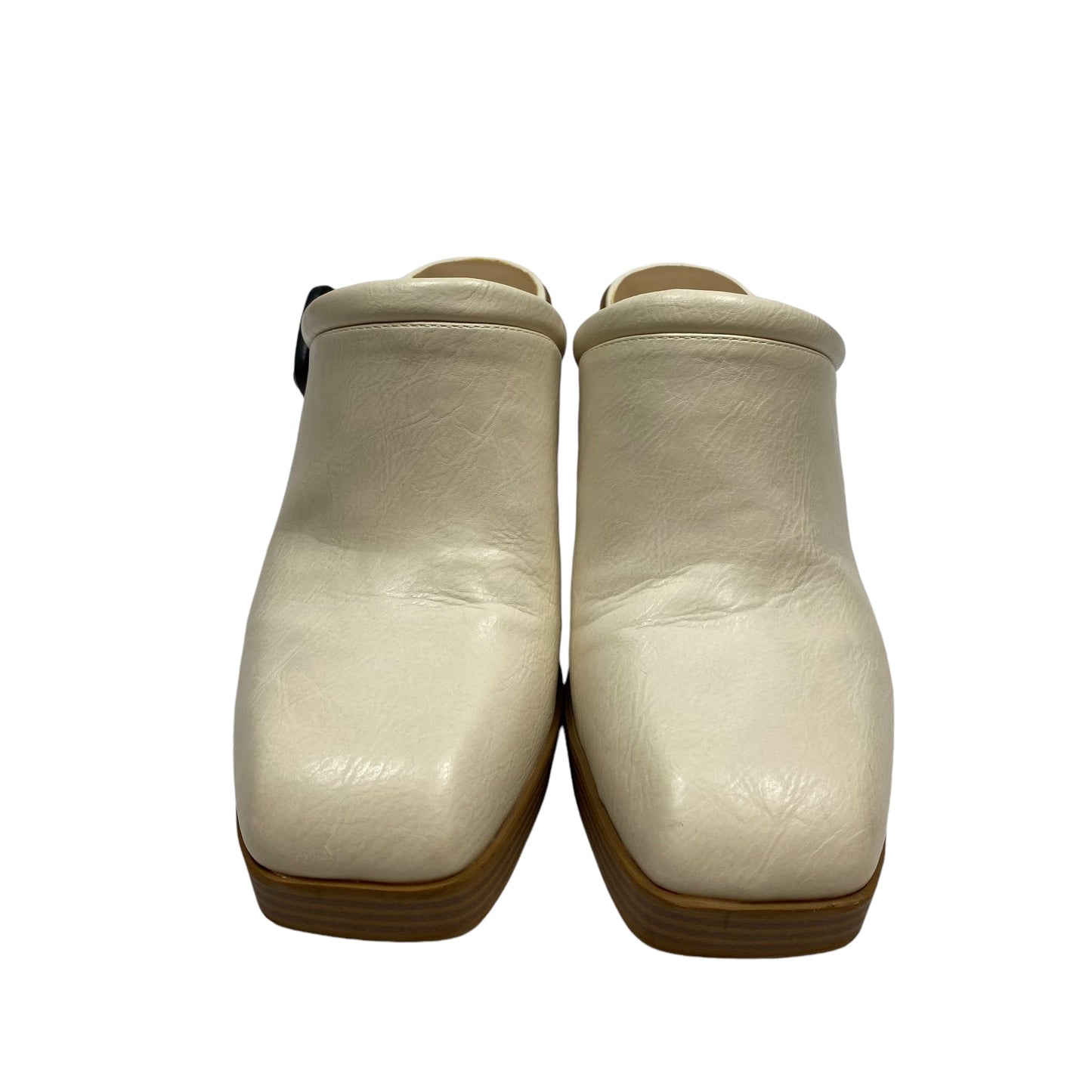 Shoes Heels Platform By Crown And Ivy In Cream, Size: 11