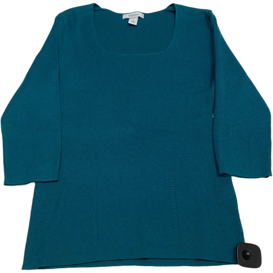 Sweater By Dressbarn In Green, Size: S