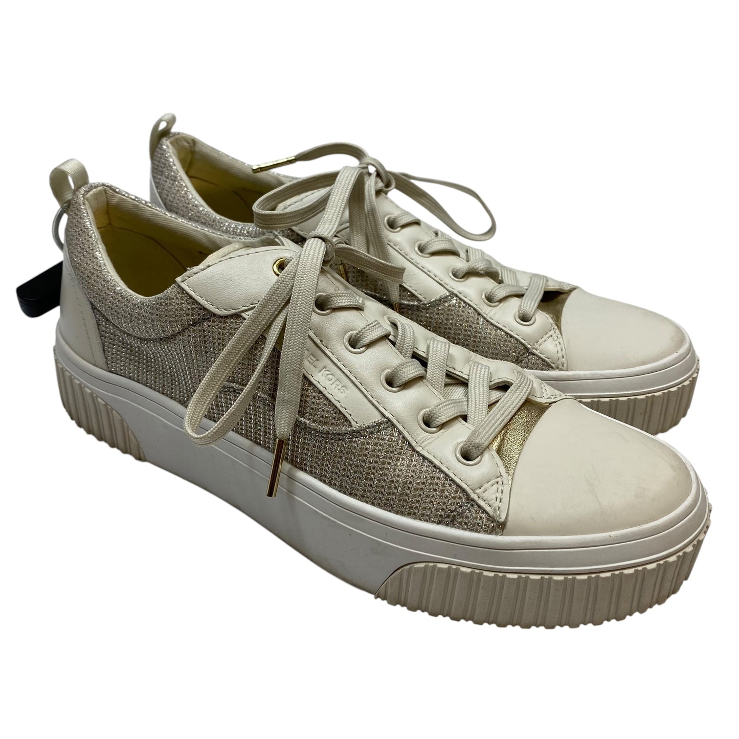 Shoes Sneakers By Michael By Michael Kors In Cream, Size: 9