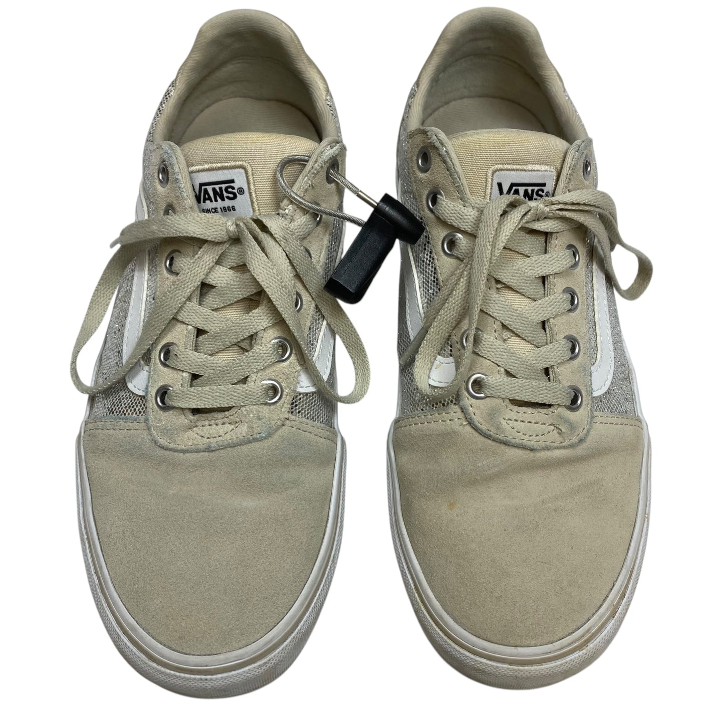 Shoes Sneakers By Vans In Cream, Size: 10