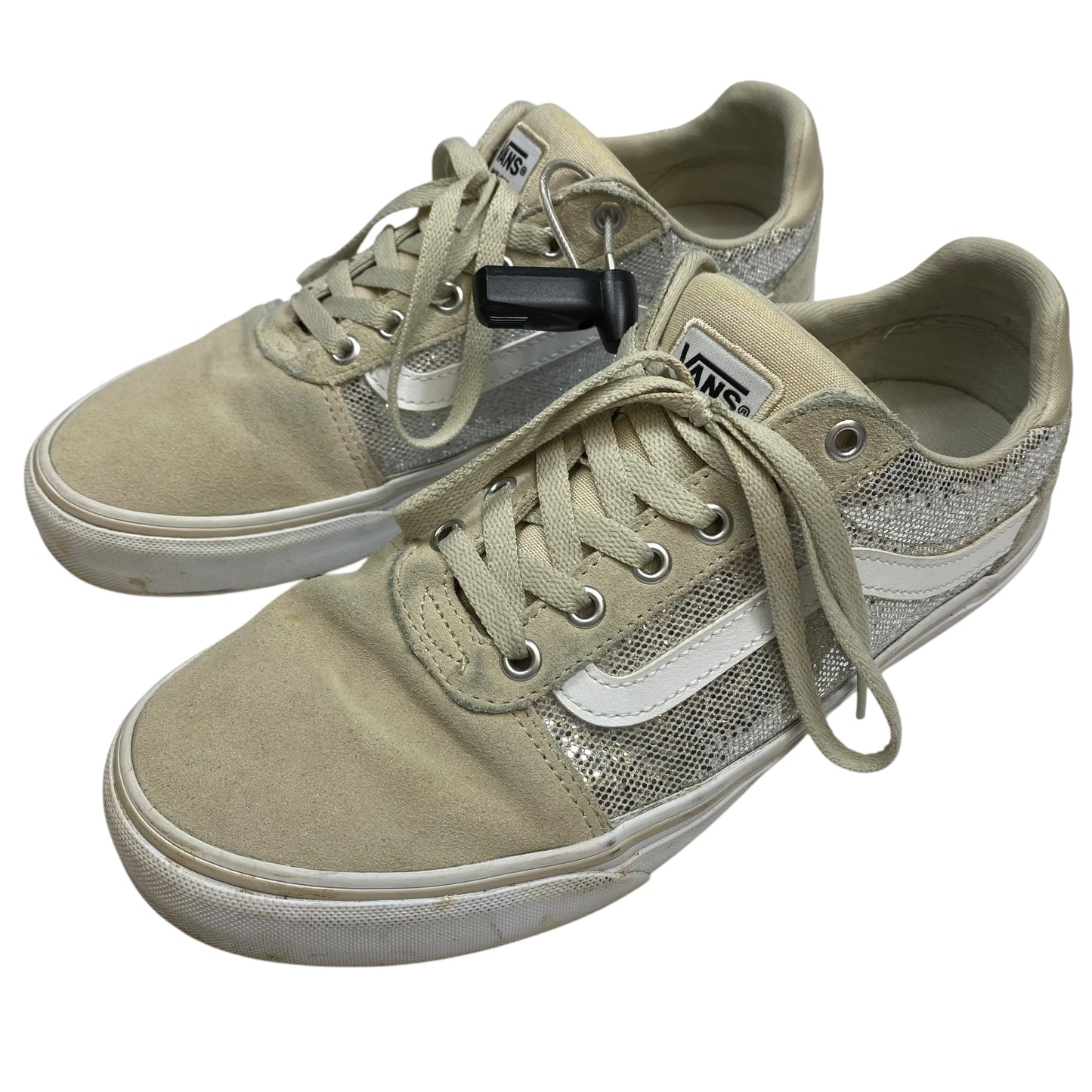 Shoes Sneakers By Vans In Cream, Size: 10