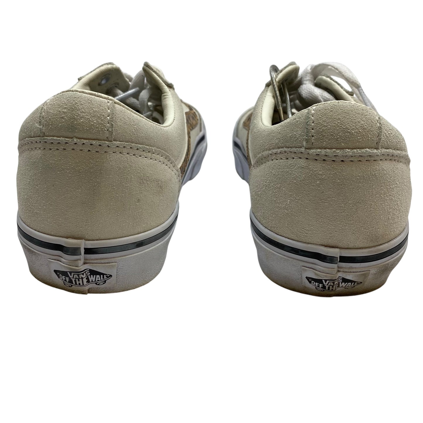 Shoes Sneakers By Vans In Cream, Size: 9.5