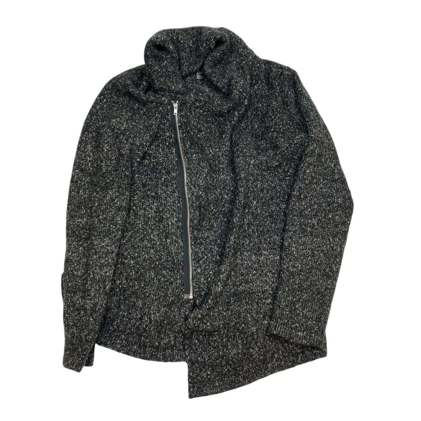 Sweater Cardigan By H&m In Black, Size: Xl