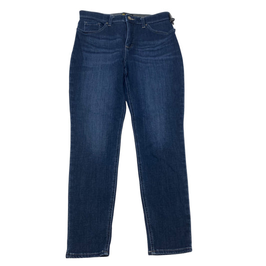 Jeans Skinny By Lee In Blue Denim, Size: 12