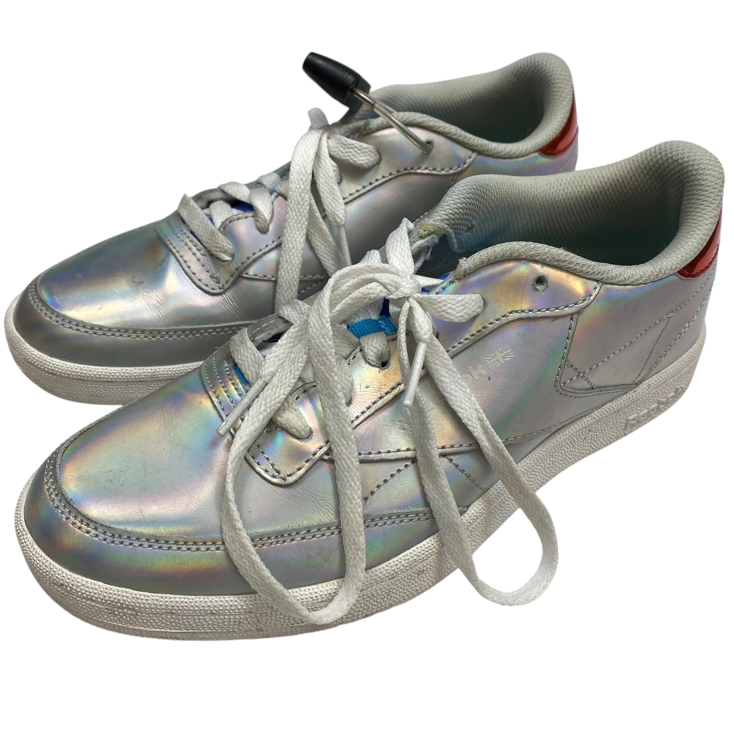 Shoes Sneakers By Reebok In Silver, Size: 7