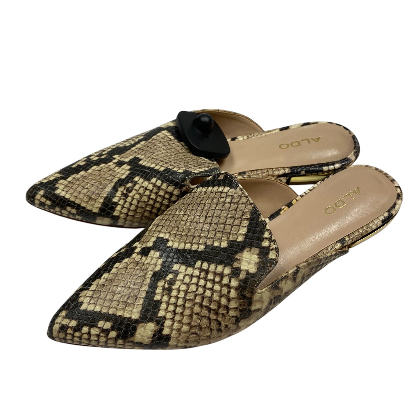 Shoes Flats By Aldo In Snakeskin Print, Size: 7.5