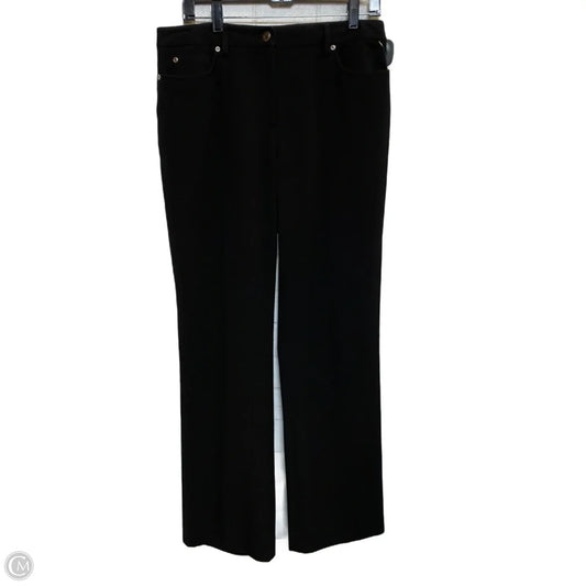 Jeans Straight By Rafaella In Black, Size: 10p