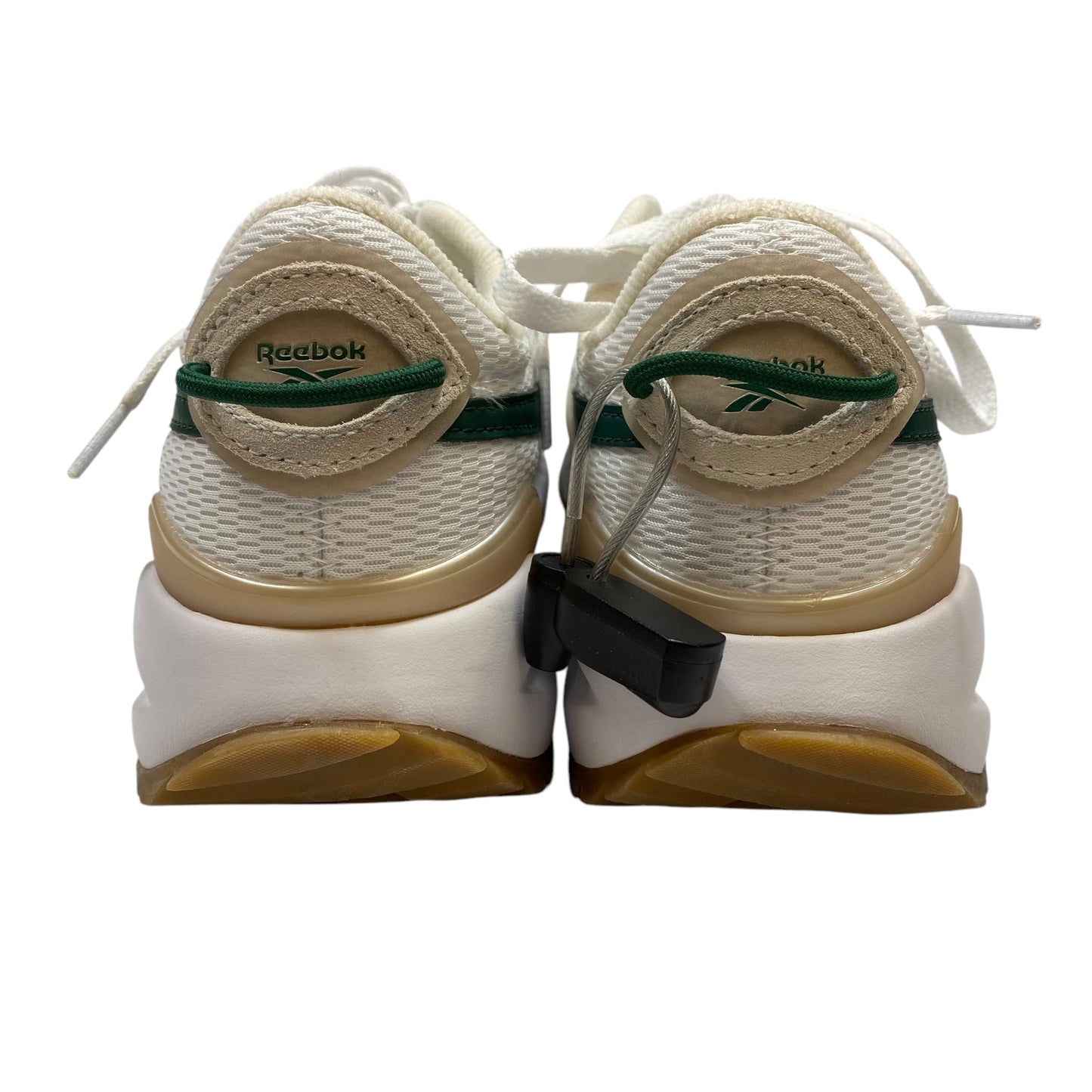 Shoes Athletic By Reebok In Cream & Green, Size: 7.5