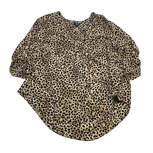 Top Long Sleeve By Torrid In Animal Print, Size: 3x