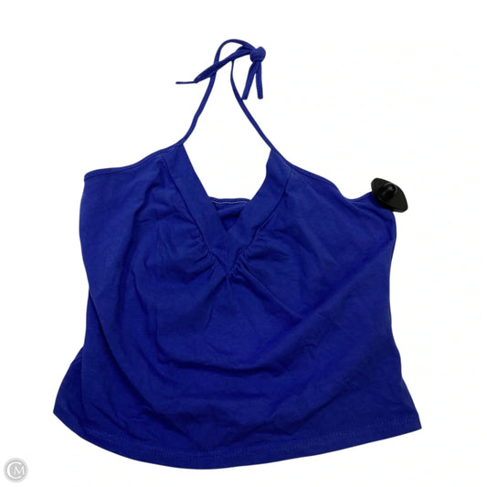 Top Sleeveless By Shein In Blue, Size: M