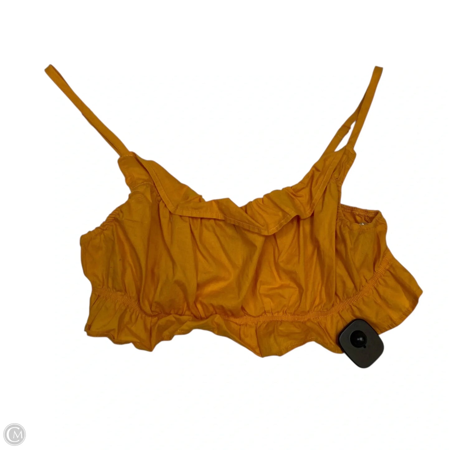 Top Sleeveless By H&m In Yellow, Size: M