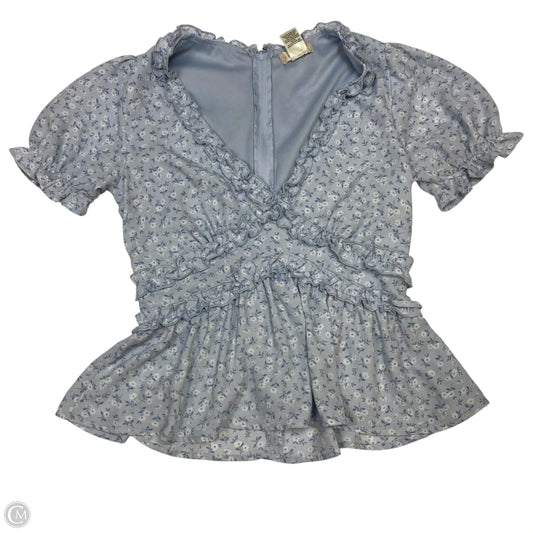 Top Short Sleeve By Altard State In Blue, Size: S
