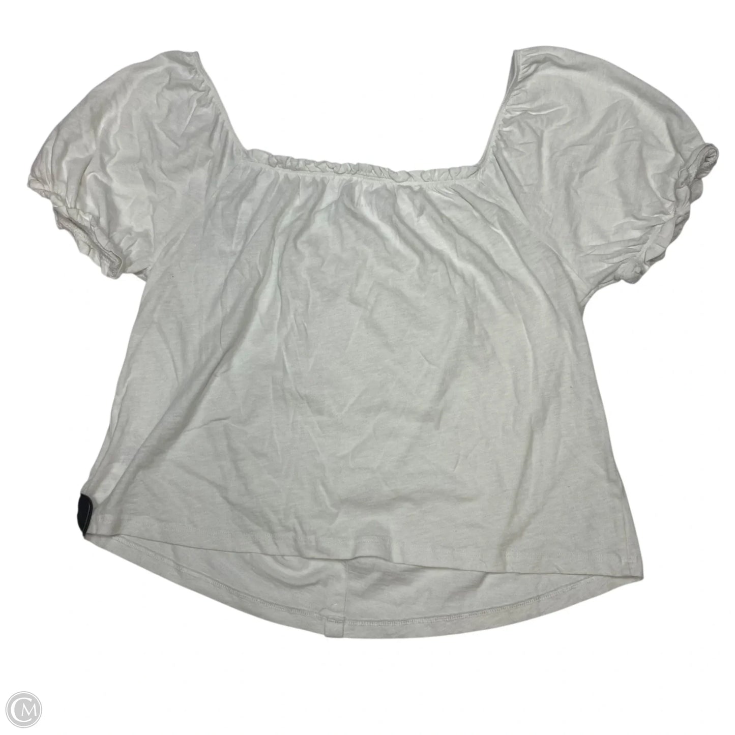 Top Short Sleeve By American Eagle In White, Size: M