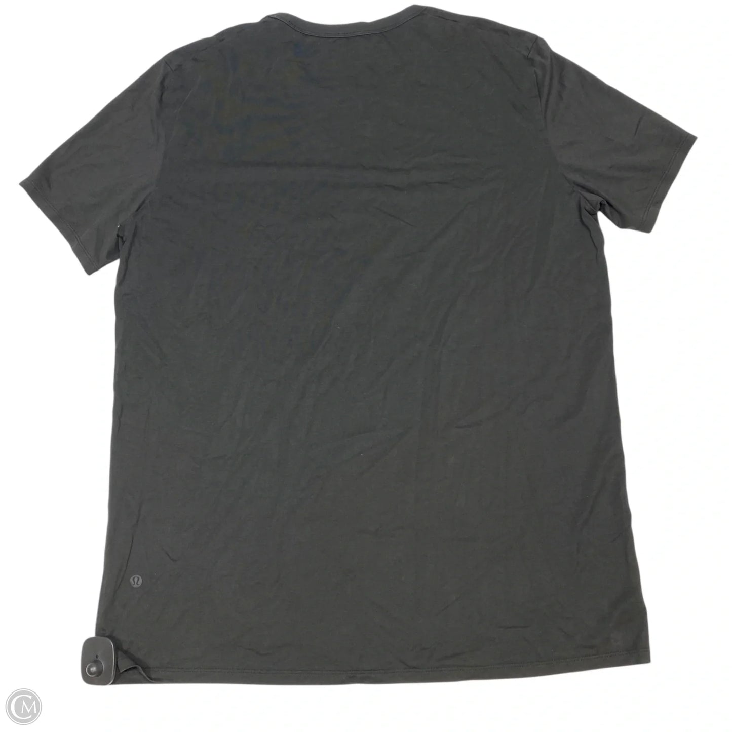 Athletic Top Short Sleeve By Lululemon In Black, Size: XL