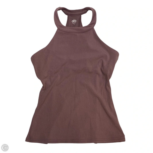 Athletic Tank Top By Alo In Purple, Size: S