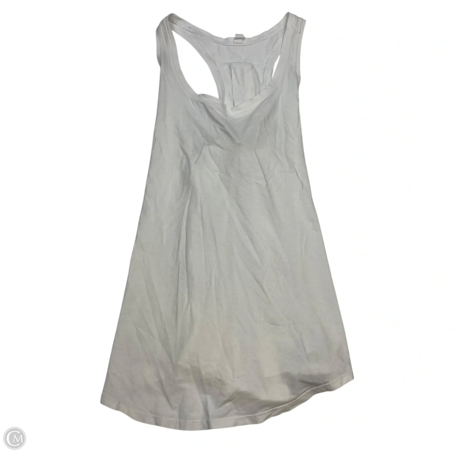 Athletic Tank Top By Lululemon In White, Size: M