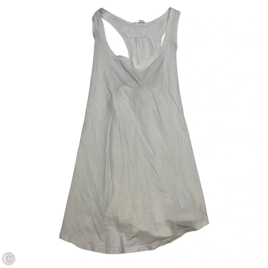 Athletic Tank Top By Lululemon In White, Size: M