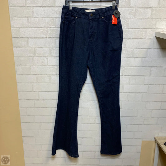 Jeans Boot Cut By Cato In Blue Denim, Size: 10