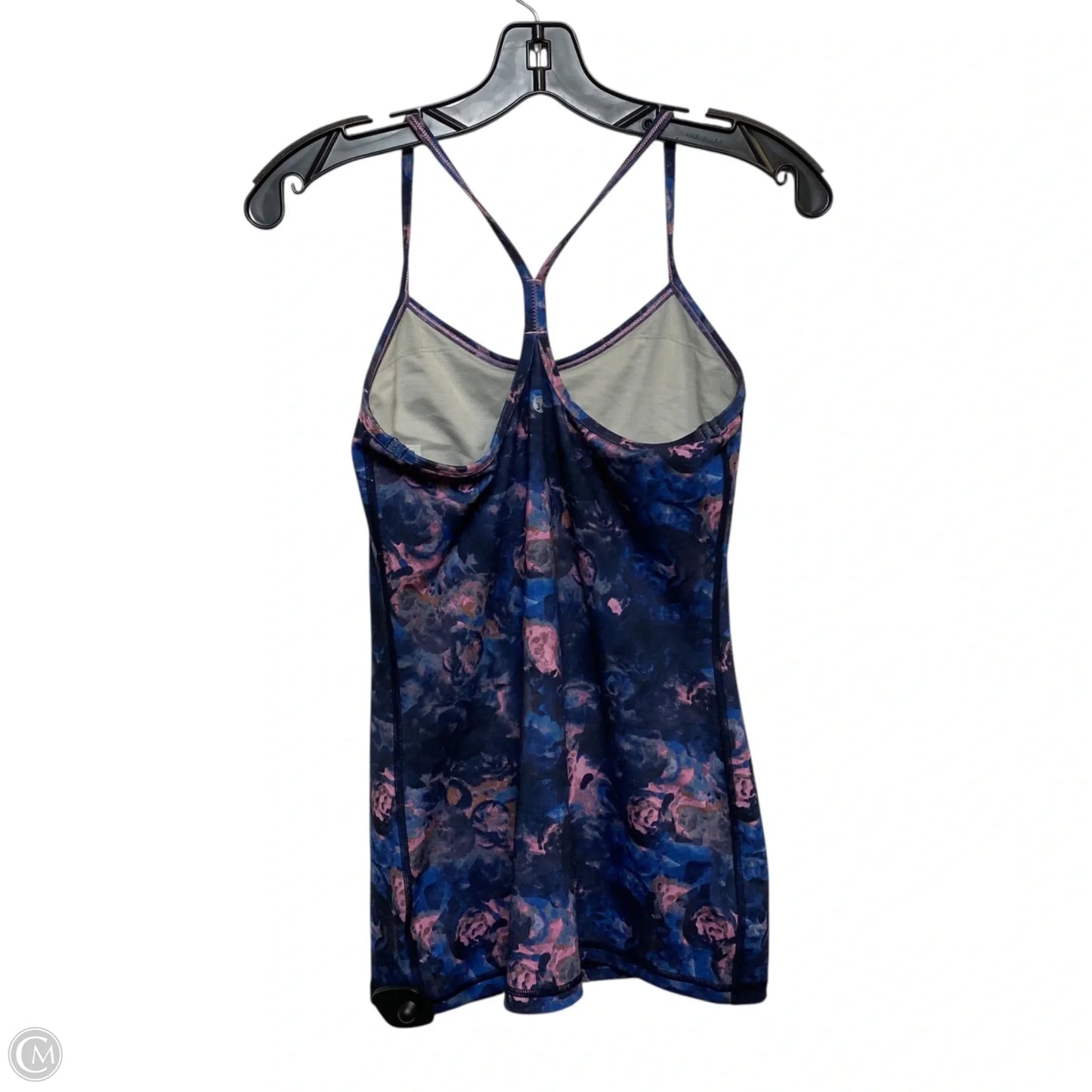 Athletic Tank Top Designer By Lululemon In Blue & Pink, Size: L