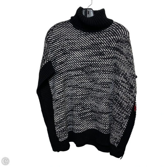 Sweater Short Sleeve By Michael By Michael Kors In Black & White, Size: S
