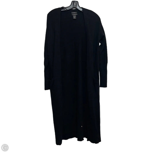 Sweater Cardigan By Halogen In Black, Size: S