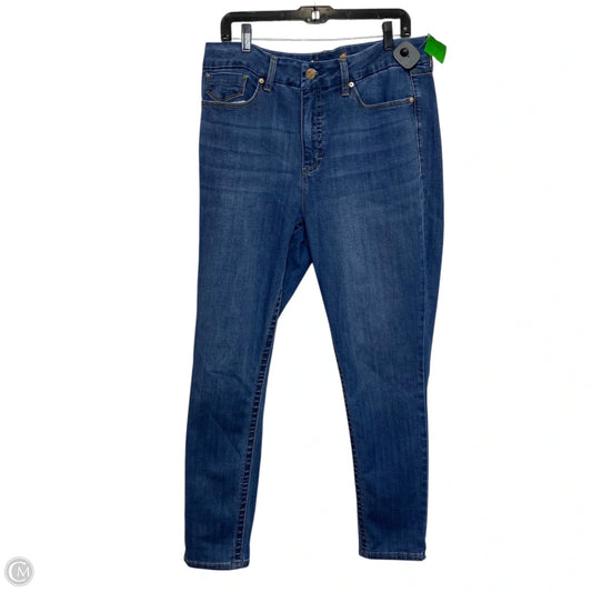 Jeans Straight By Seven 7 In Blue Denim, Size: 16